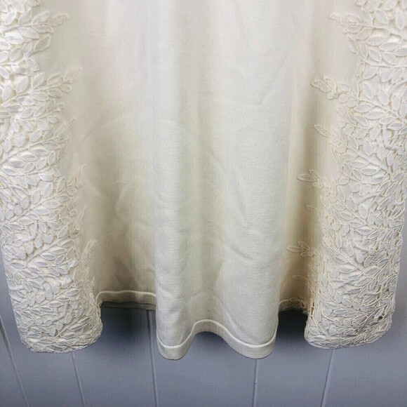 Eliza J. Womens Sweater Dress with Lace Overlays Large - Picture 12 of 15
